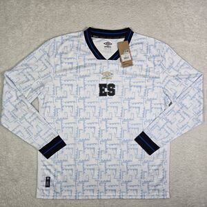 $110 Umbro El Salvador Mens XL Away 23/24 Long Sleeve Soccer Jersey Kit